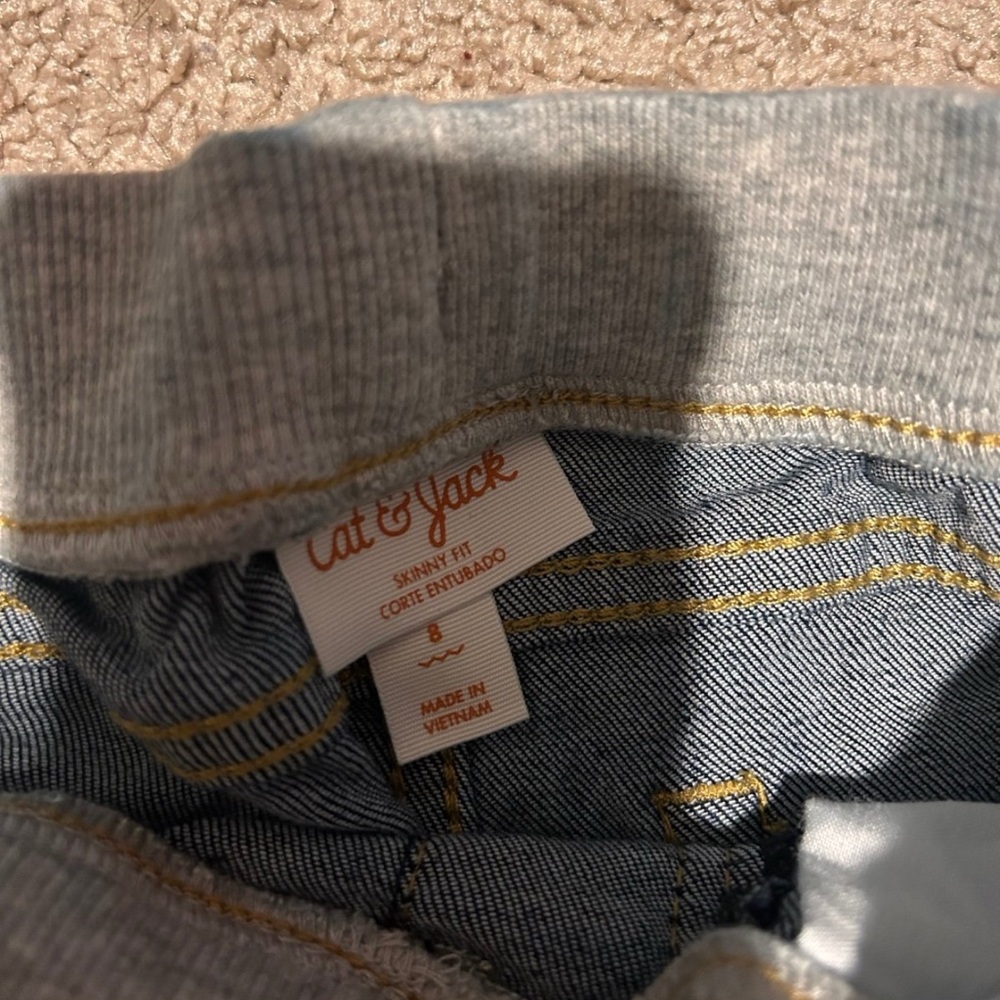 3 Pairs of Big Girl’s Cat&Jack Jeans (Size 7-8 Years ) - Picture 4 of 7